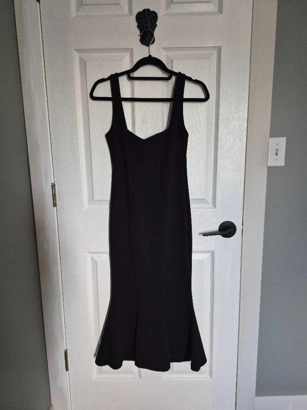 Flared midi dress